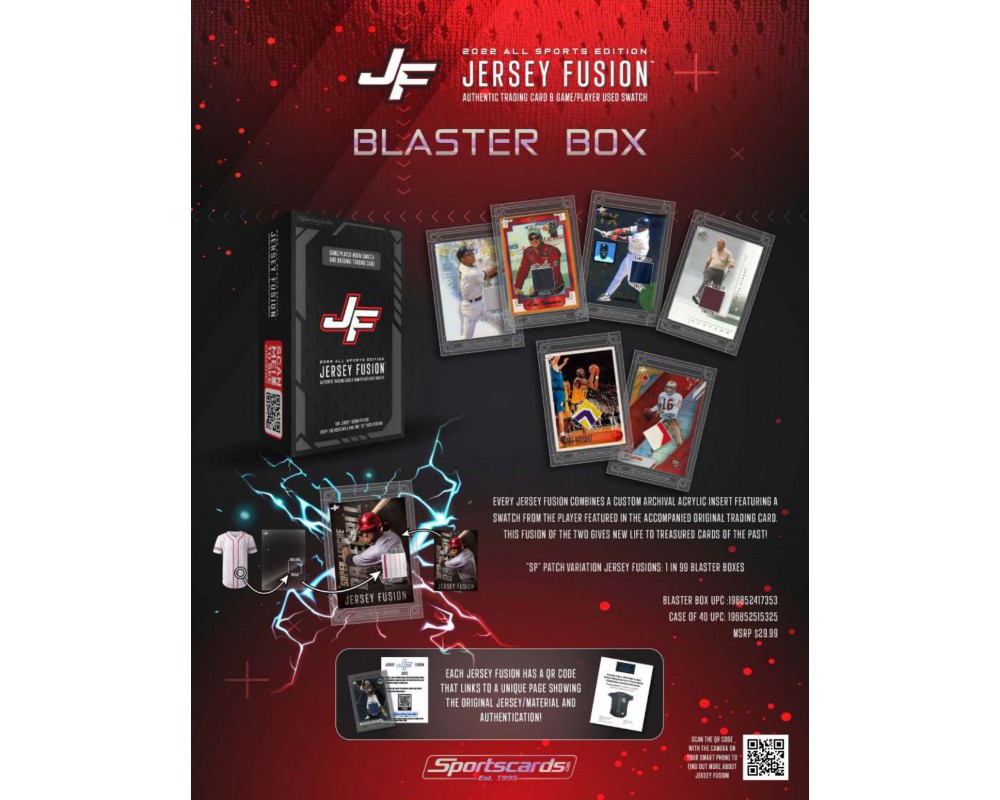 2021 Jersey Fusion All Sports Edition Blaster Box - Detroit City Sports